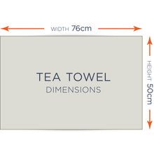 Load image into Gallery viewer, North York Moors Lap Map Tea Towel
