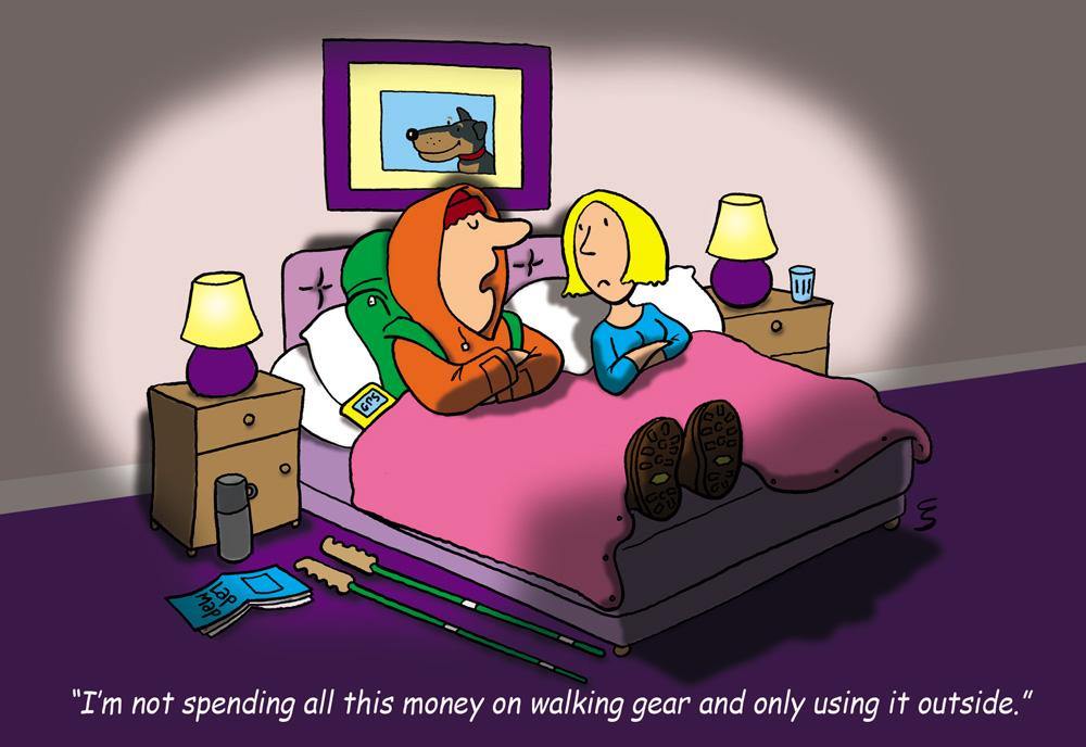 I'm not spending all this money postcard | Cardtoons Publications
