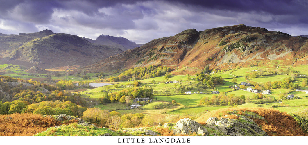 Little Langdale postcard from Cardtoons Publications