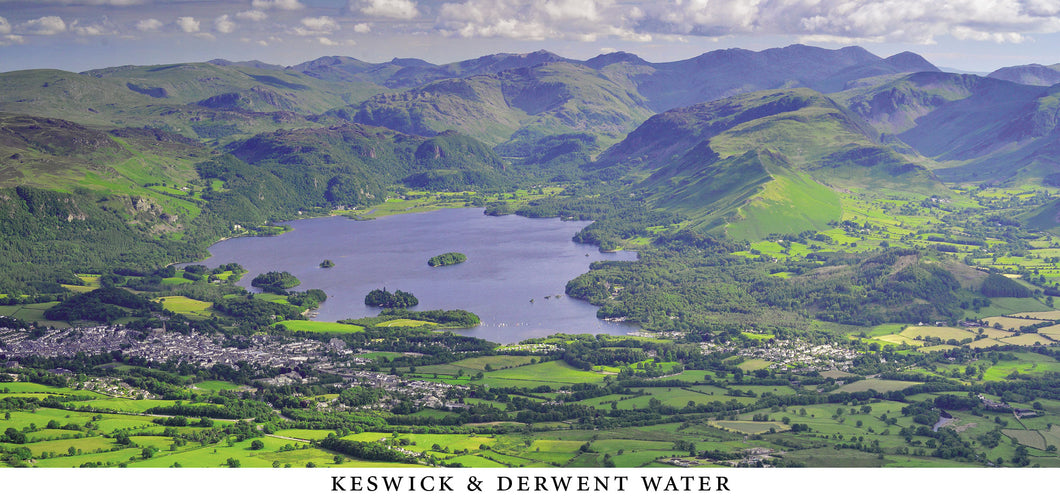 Keswick and Derwent Water postcard from Cardtoons Publications