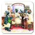 Country Comicals "Cheers" Coaster by Linda Birkinshaw