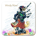 Country Comicals "Windy Blow" Coaster by Linda Birkinshaw