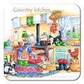 Country Comicals "Country Kitchen" Coaster by Linda Birkinshaw
