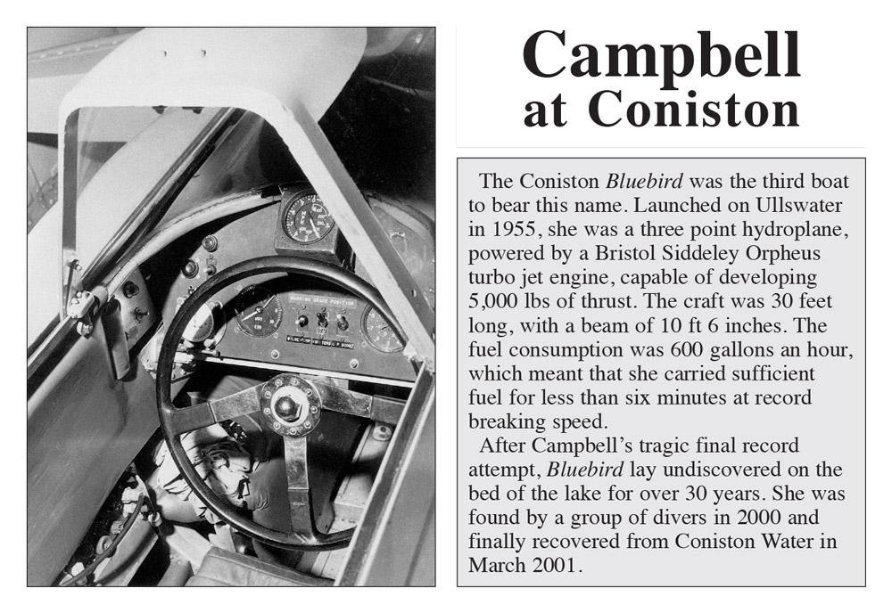 Campbell at Coniston Postcard | Cardtoons Publications
