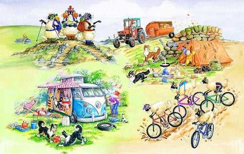 Country Comicals Tea Towel | Cardtoons Publications