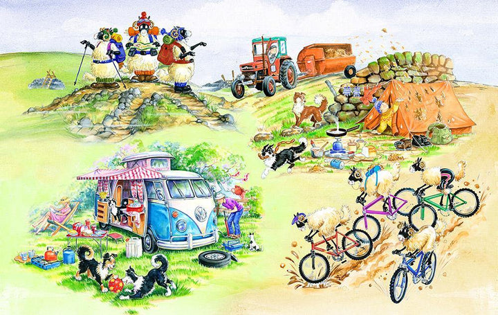 Country Comicals Tea Towel from Cardtoons – Great Stuff from Cardtoons