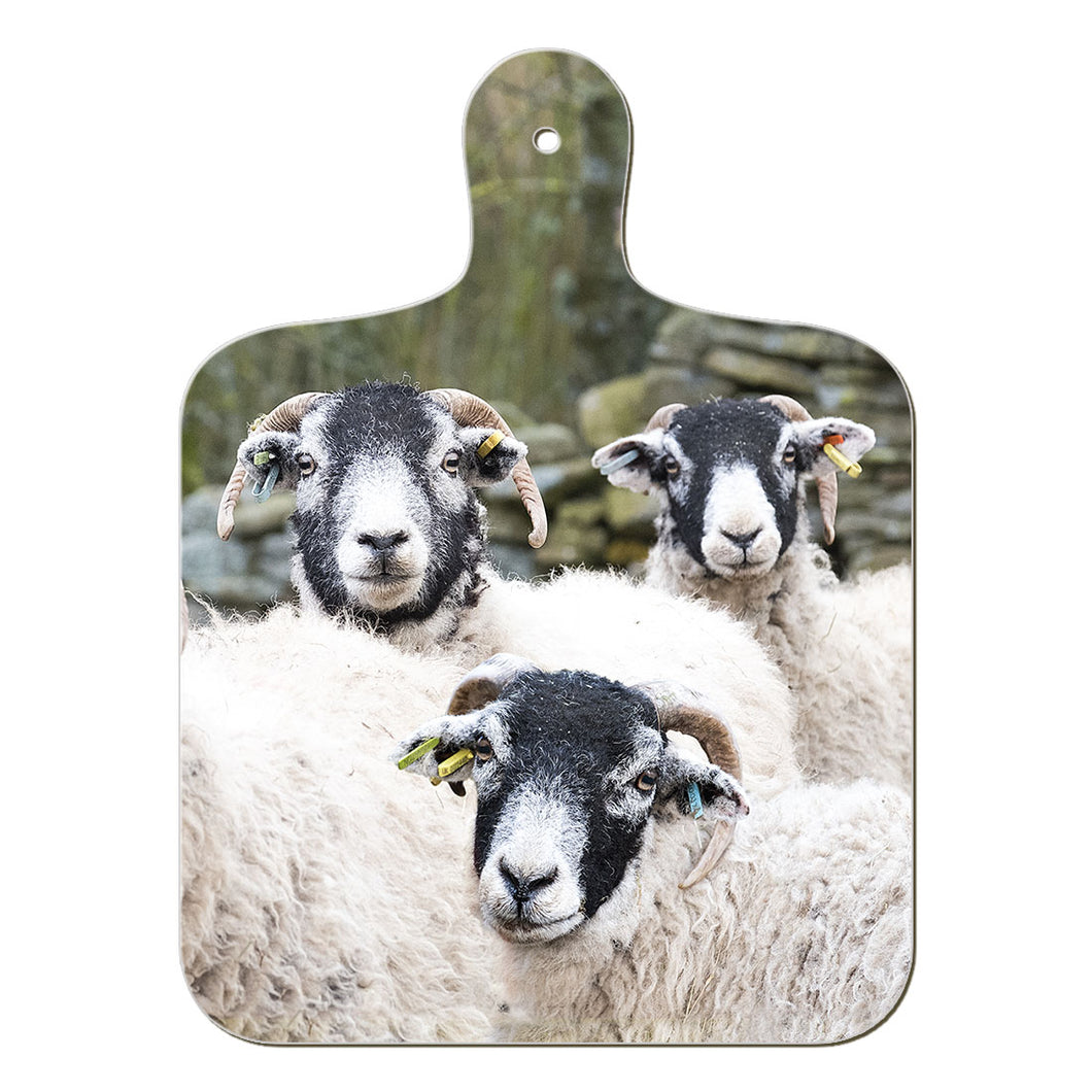 Swaledale Sheep chopping board - Cardtoons Publications
