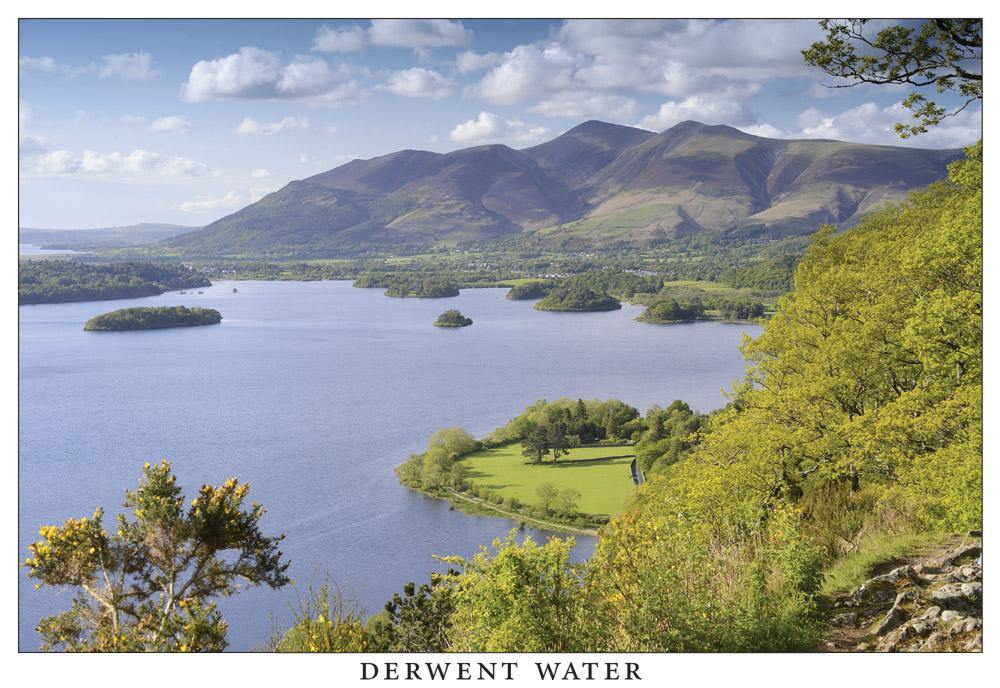 Derwent Water & Skiddaw postcard | Cardtoons Publications
