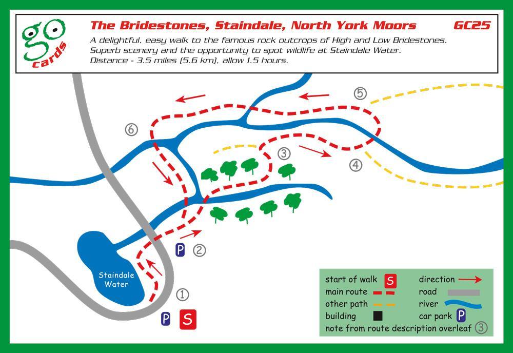 The Bridestones, Staindale Walk | Cardtoons Publications