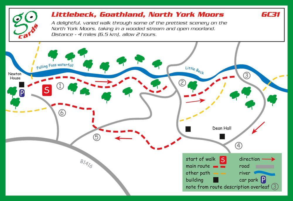 Littlebeck & Goathland Walk | Cardtoons Publications