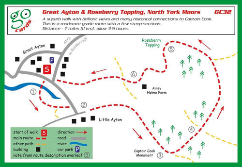 Great Ayton & Roseberry Topping Walk | Cardtoons Publications
