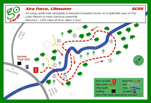Aira Force, Ullswater Walk | Cardtoons Publications