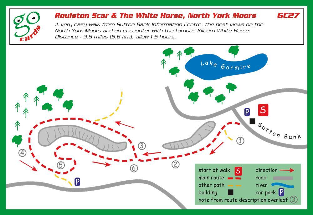 Roulston Scar & The White Horse Walk | Cardtoons Publications