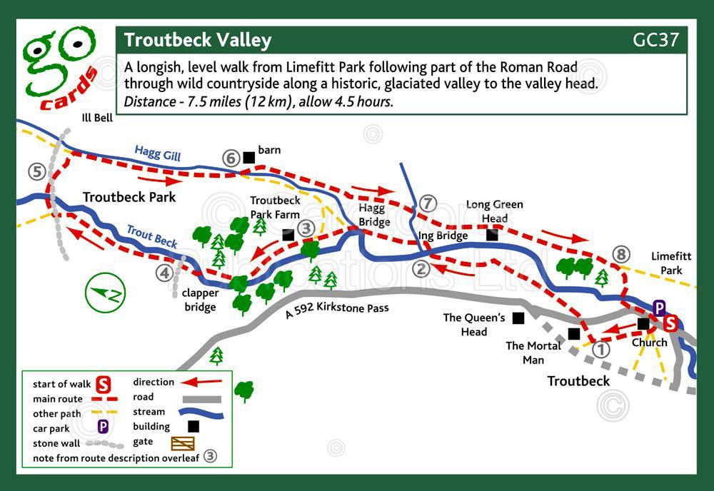 Troutbeck Valley Walk | Cardtoons Publications