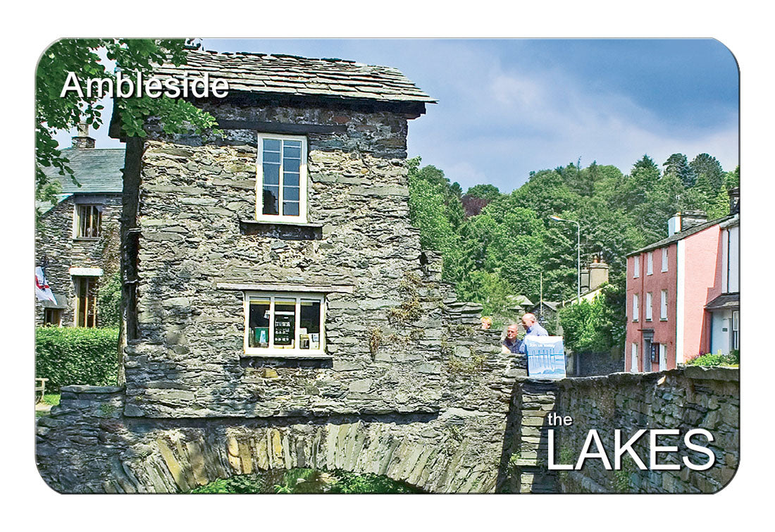 Bridge House, Ambleside flexible fridge magnet | Great Stuff from Cardtoons