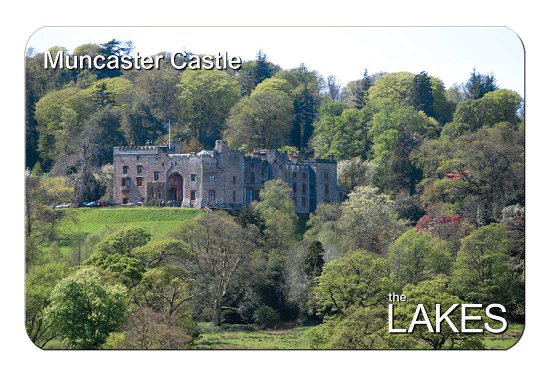 Muncaster Castle flexible fridge magnet | Great Stuff from Cardtoons