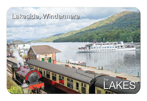 Lakeside, Windermere flexible fridge magnet | Great Stuff from Cardtoons