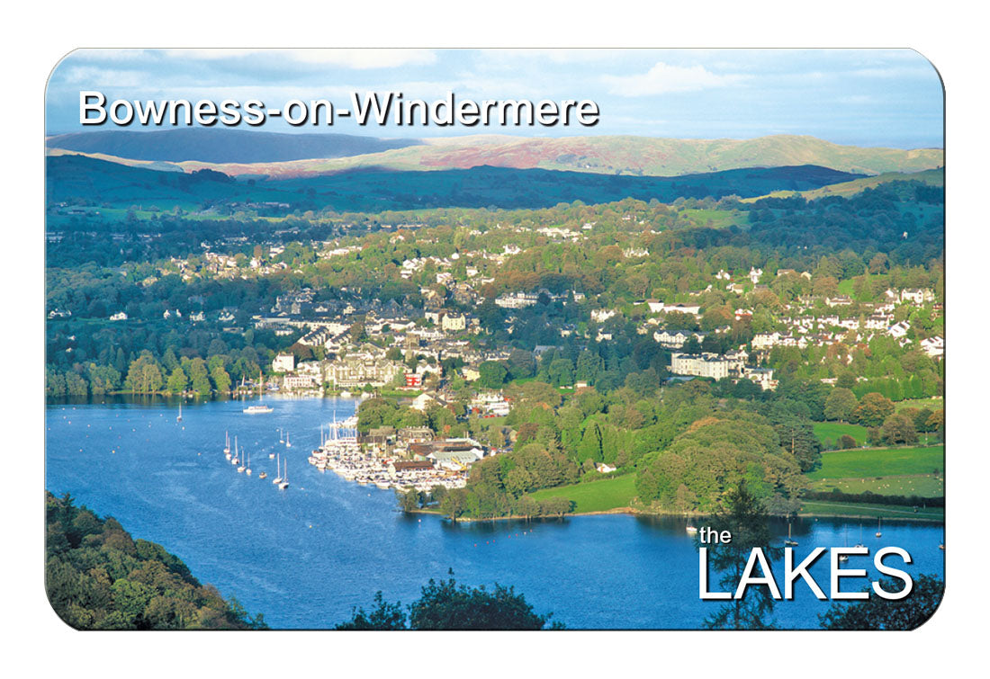 Bowness-on-Windermere flexible fridge magnet | Great Stuff from Cardtoons