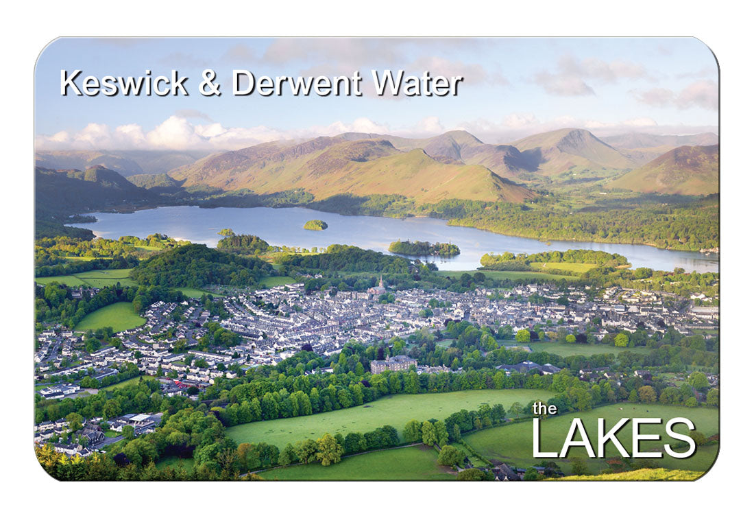 Keswick & Derwent Water flexible fridge magnet | Great Stuff from Cardtoons