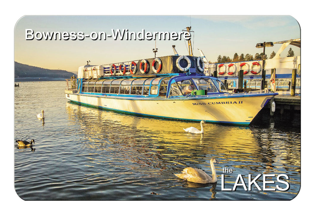Bowness-on-Windermere flexible fridge magnet from Cardtoons