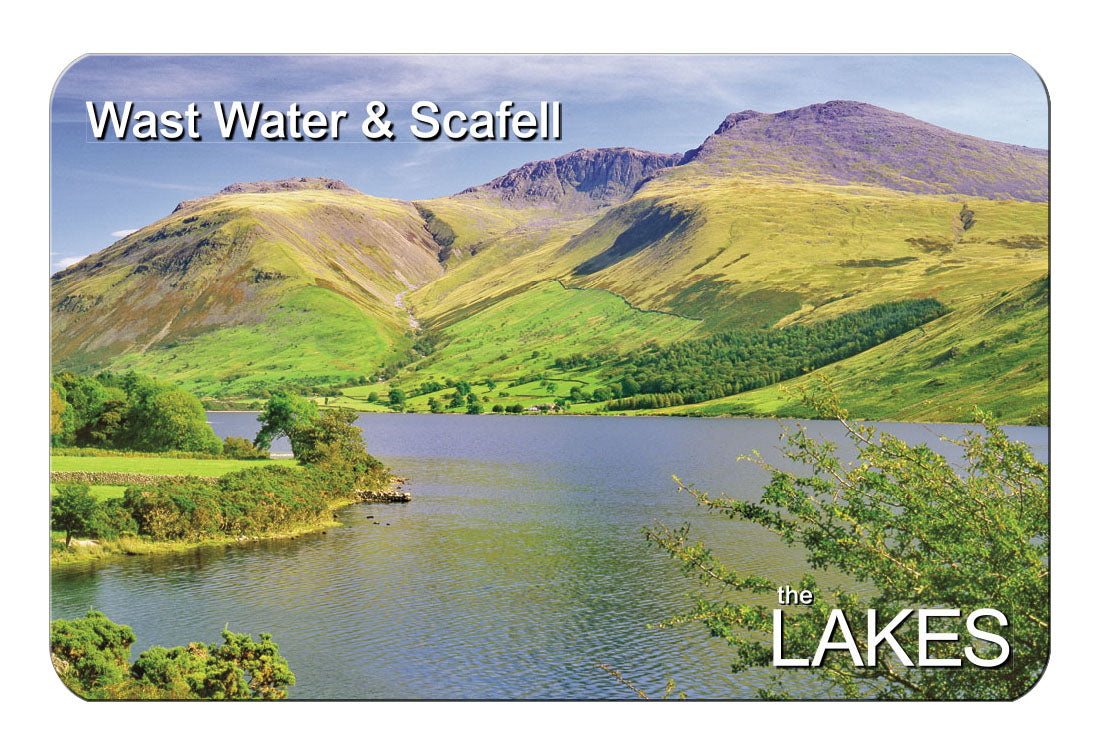 Wast Water and Scafell  flexible fridge magnet | Great Stuff from Cardtoons