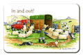 Country Comicals "In And Out" Fridge Magnet