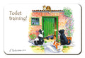 Country Comicals "Toilet Training" Fridge Magnet