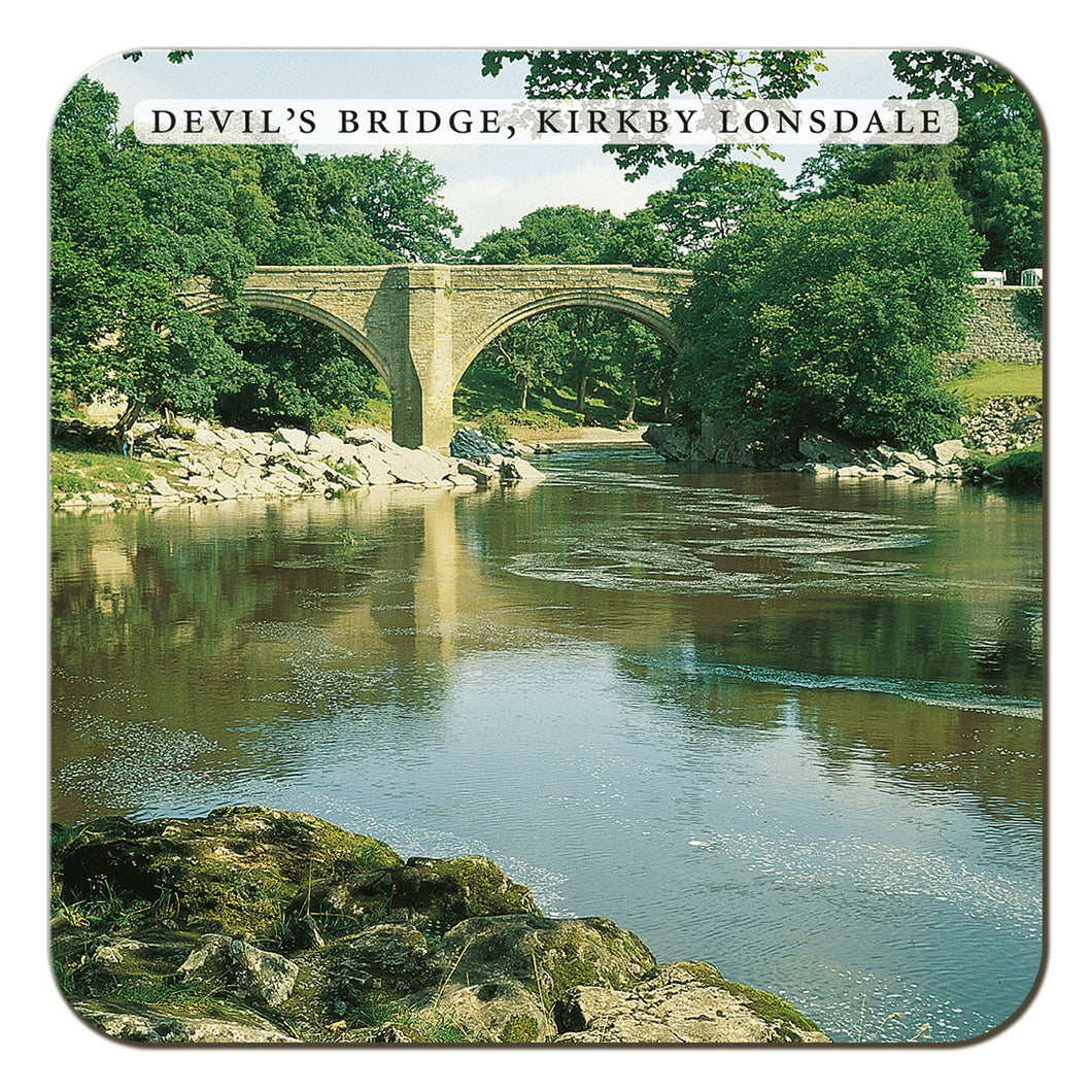 Devil's Bridge, Kirkby Lonsdale coaster by Cardtoons Publications