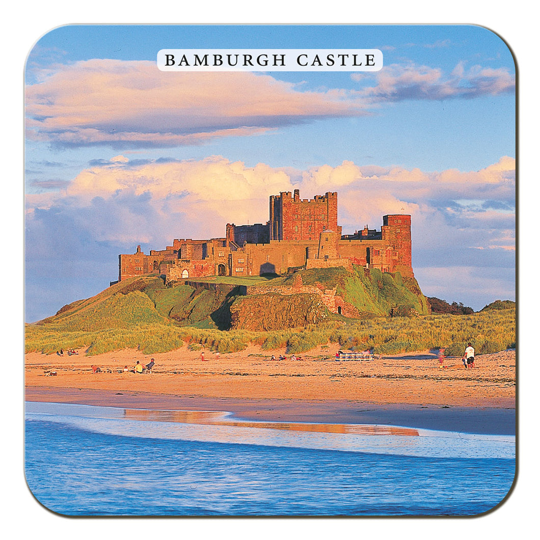 Bamburgh Castle Coaster by Cardtoons Publications