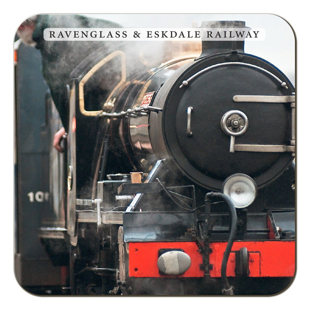 Ravenglass & Eskdale Railway coaster by Cardtoons Publications