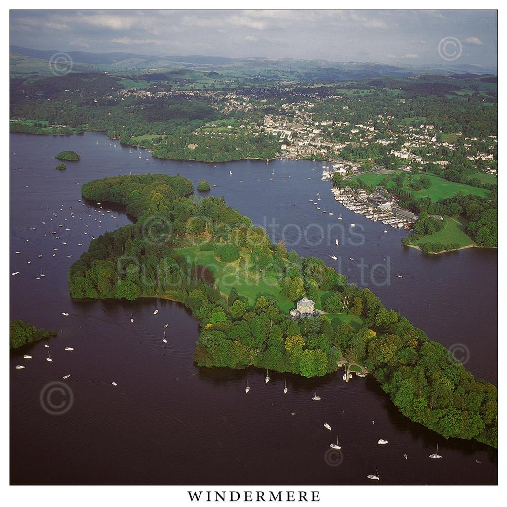 Windermere Square Postcard by Cardtoons