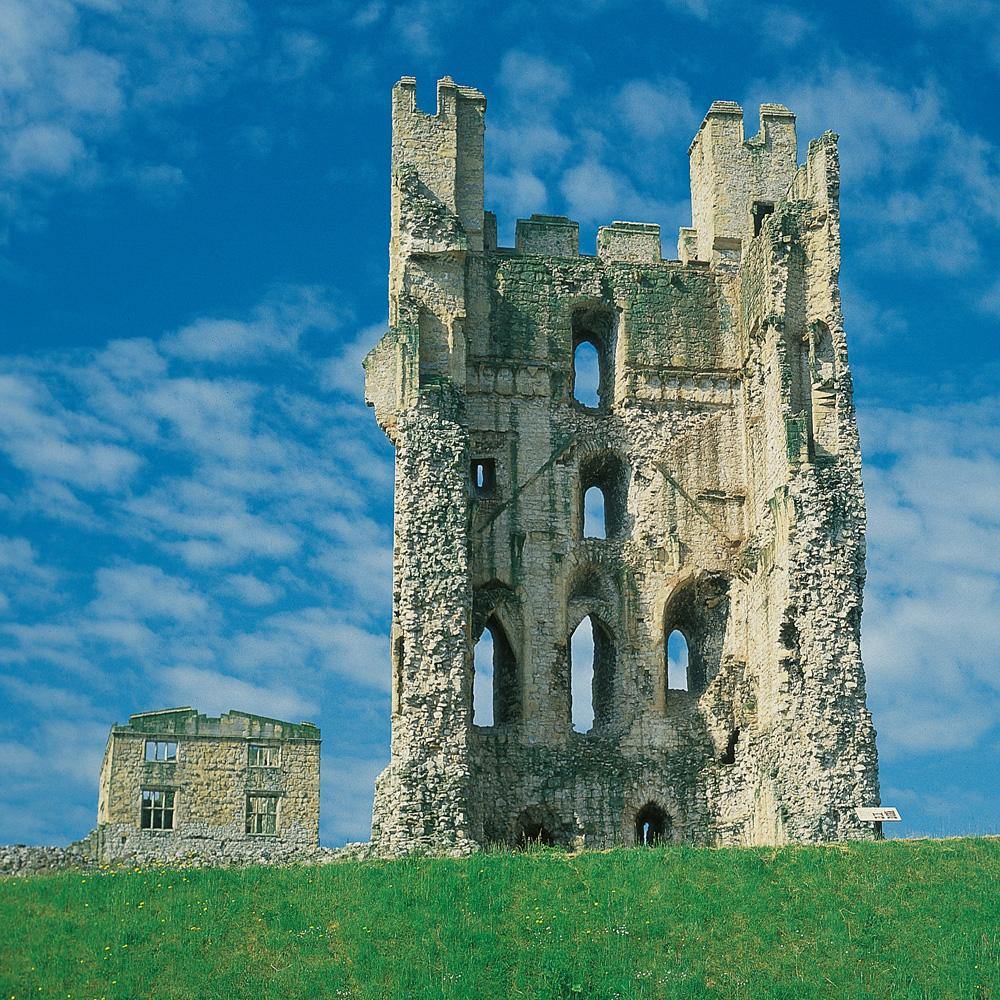Helmsley Castle Square Postcard by Cardtoons