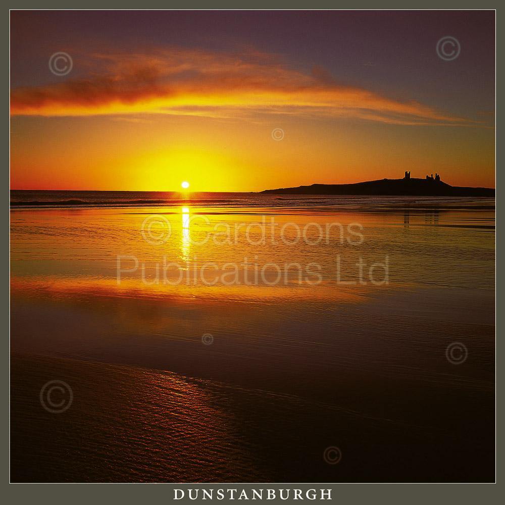 Dunstanburgh Square Postcard by Cardtoons