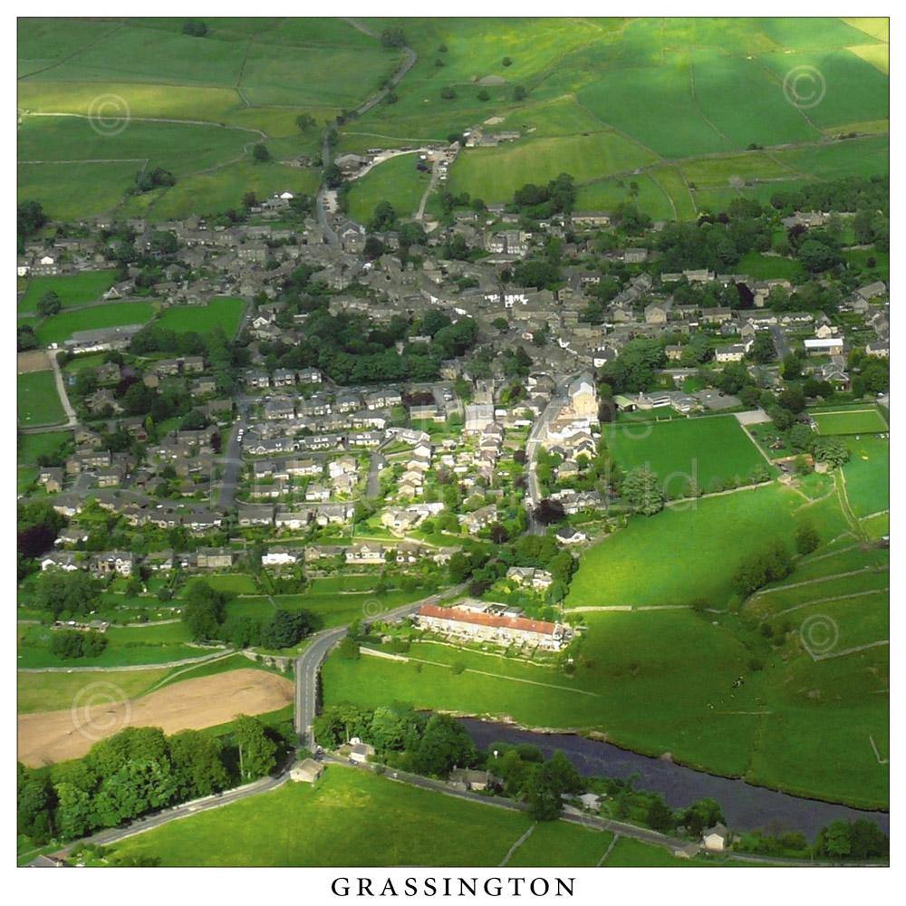 Grassington Square Postcard by Cardtoons