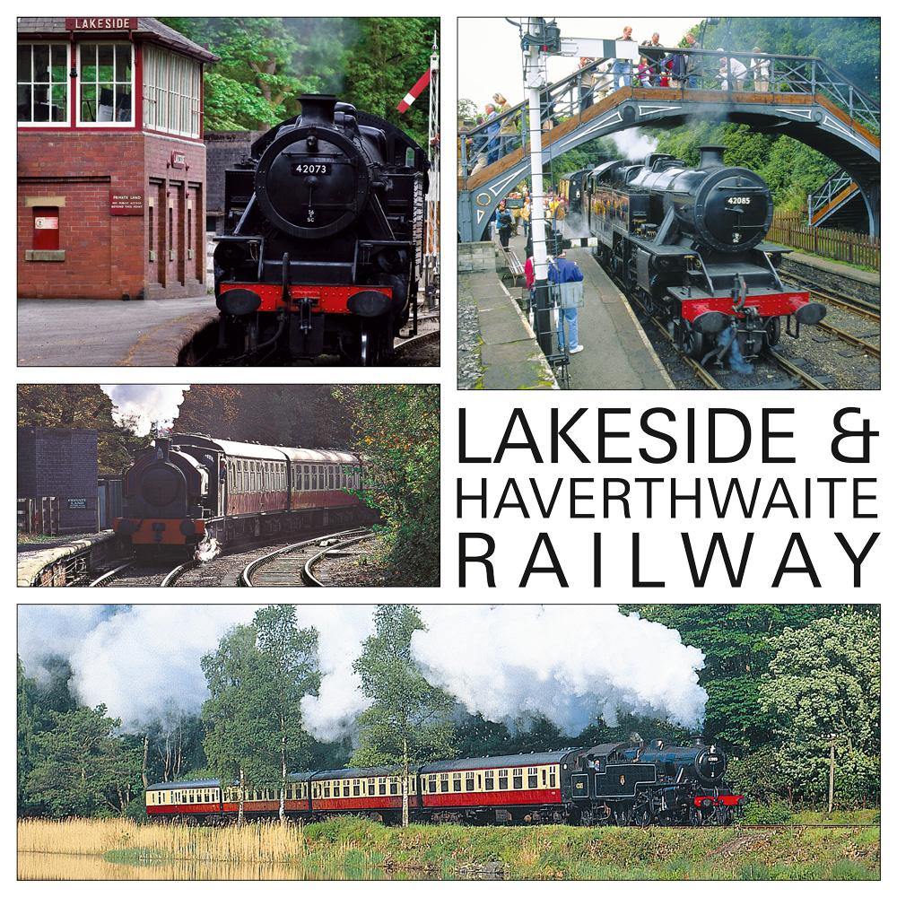 Lakeside & Haverthwaite Railway Square Postcard by Cardtoons