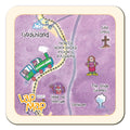Goathland Lap Map Coaster by Cardtoons Publications