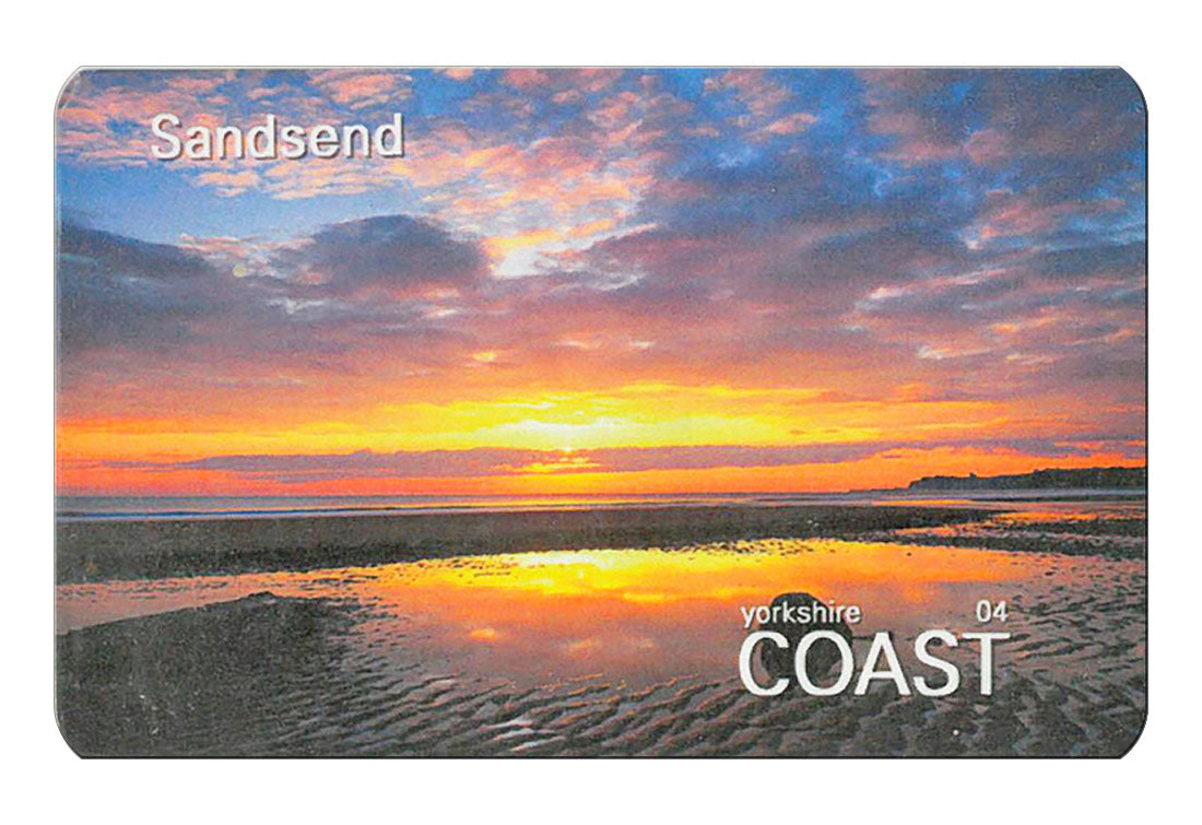 Sandsend from Whitby flexible fridge magnet | Cardtoons
