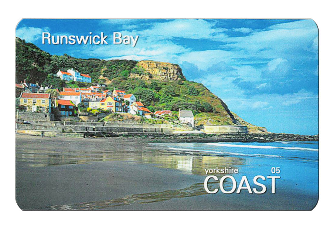 Runswick Bay flexible fridge magnet | Cardtoons