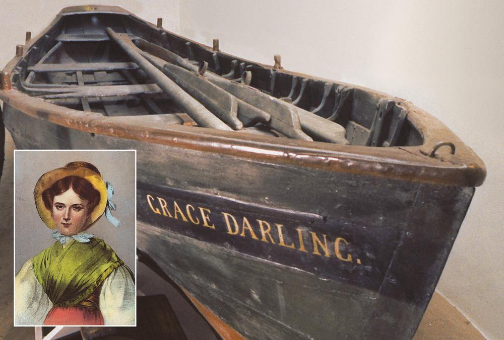 Grace Darling and her coble postcard | Cardtoons Publications