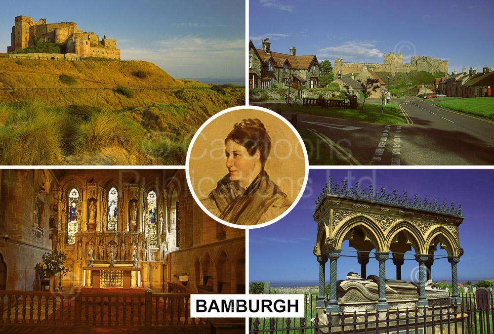 Bamburgh Postcard | Cardtoons Publications