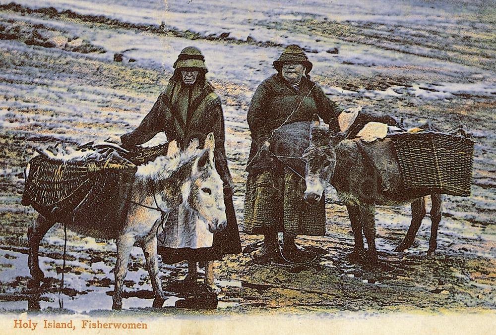 Holy Island Fisherwomen postcard | Cardtoons Publications