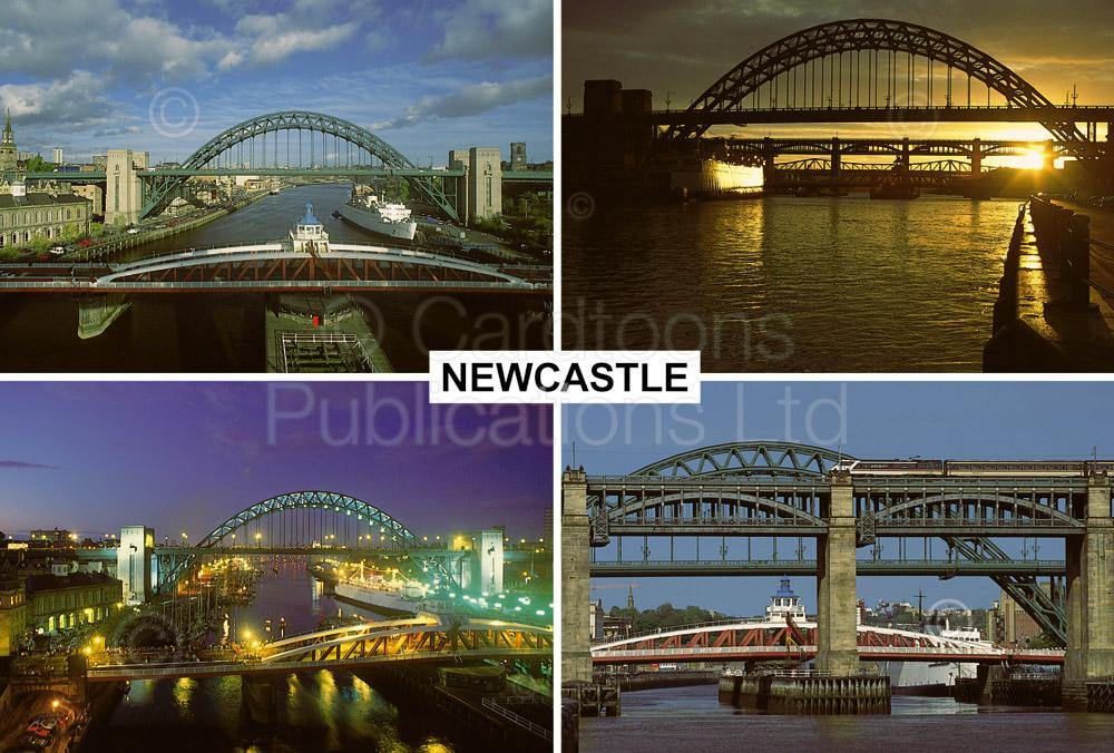Newcastle upon Tyne postcard | Cardtoons Publications