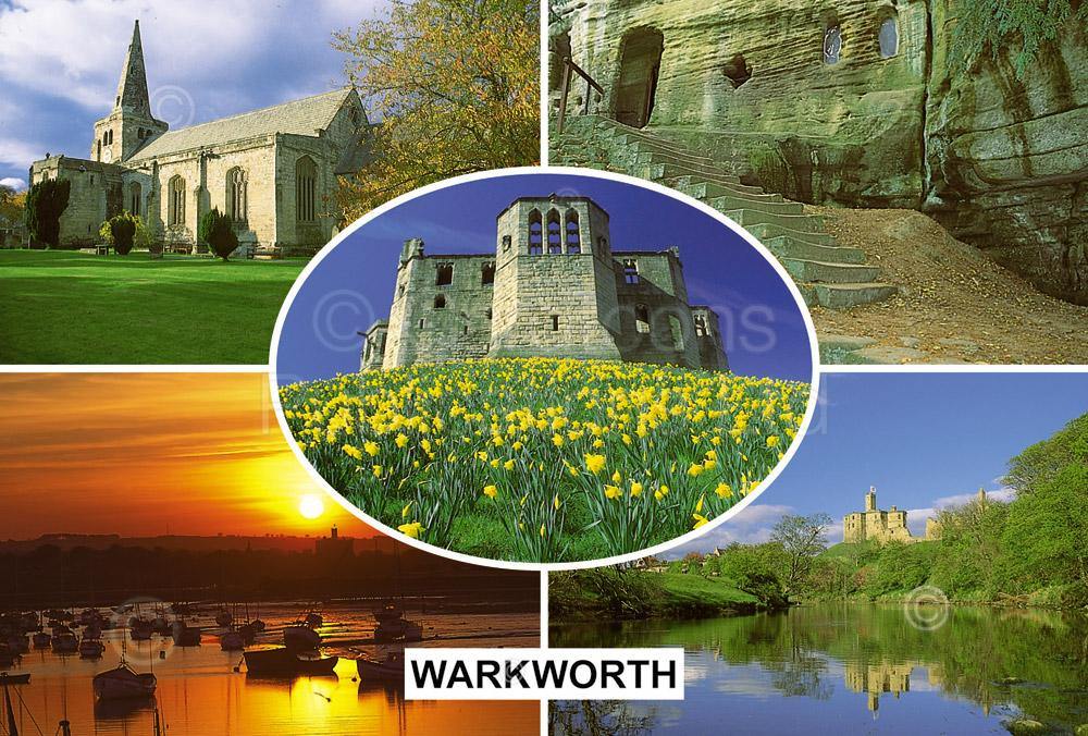 Warkworth postcard | Cardtoons Publications