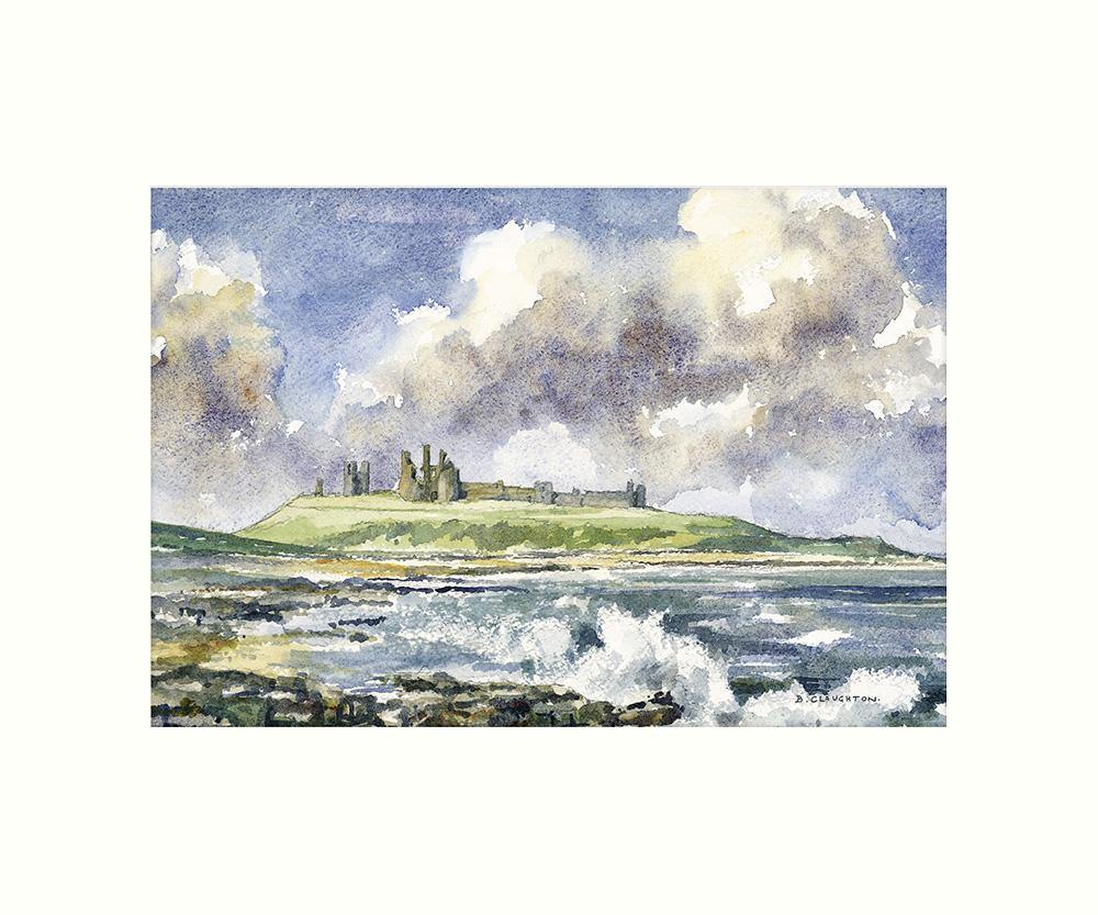 Dunstanburgh Castle art print | Cardtoons Publications