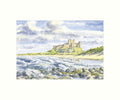 Bamburgh Castle Art Print | Cardtoons Publications