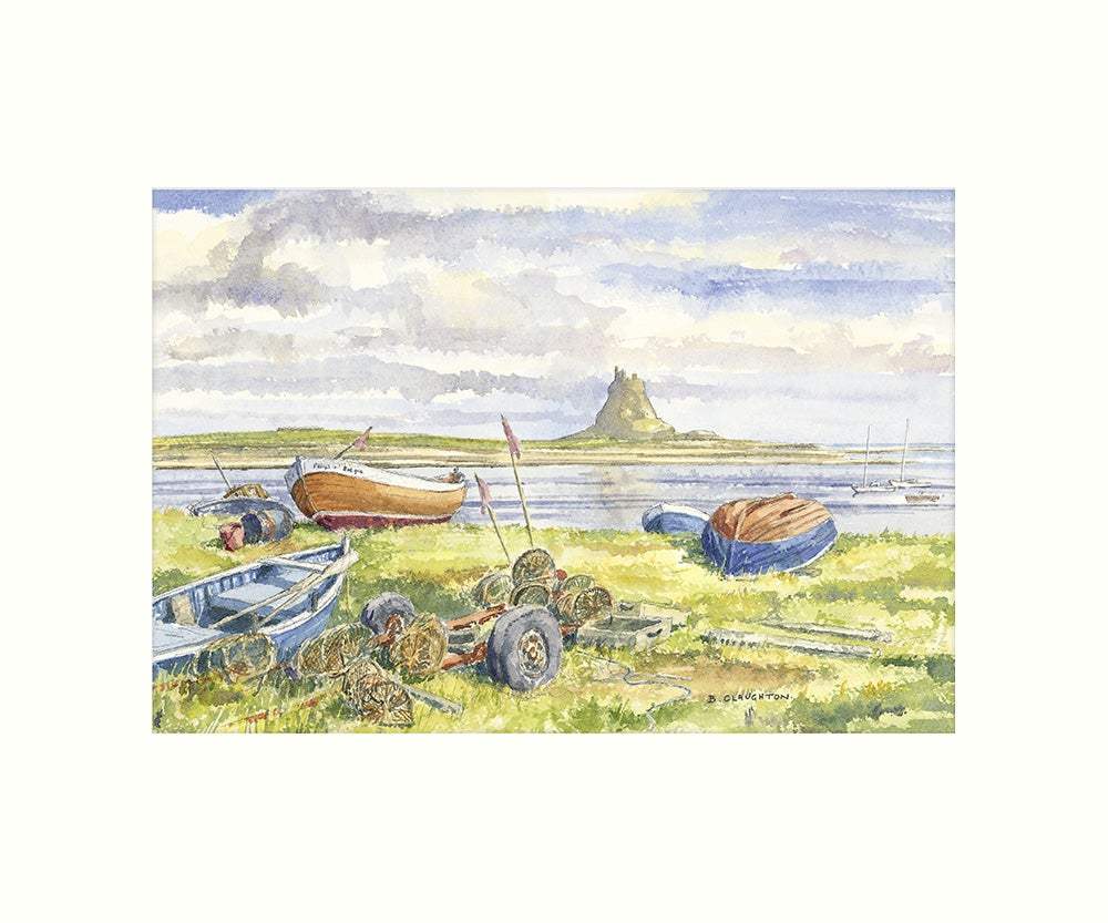 Lindisfarne Castle art print - Cardtoons Publications