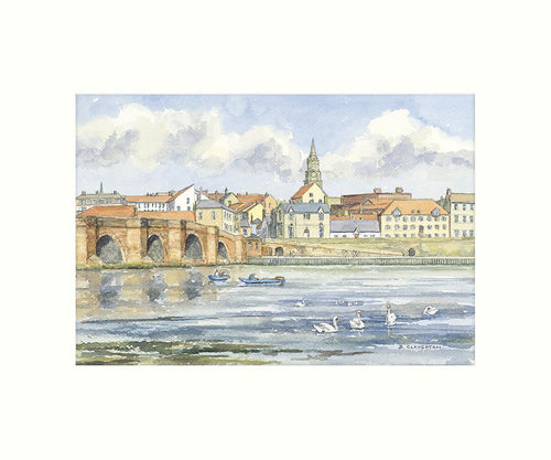 Berwick-upon-Tweed art print | Cardtoons Publications