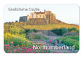 Lindisfarne Castle flexible fridge magnet | Cardtoons