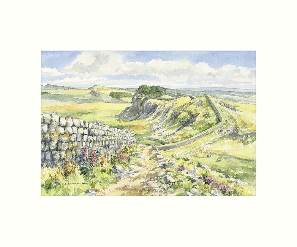 Hadrian's Wall art print | Cardtoons Publications