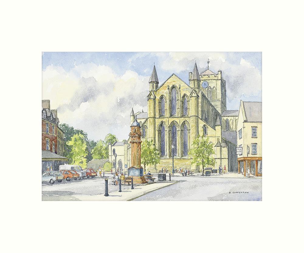 Hexham Abbey art print | Cardtoons Publications